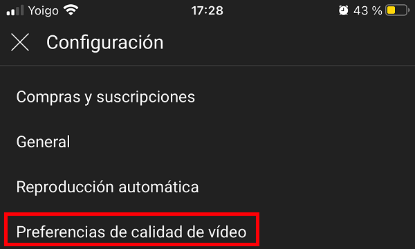 Imagen - Cómo reducir el consumo de datos móviles en YouTube
