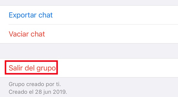 Imagen - C&oacute;mo eliminar un grupo de WhatsApp