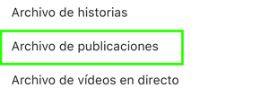 Imagen - Cómo archivar tus fotos de Instagram para ocultarlas