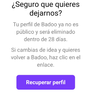 Imagen - C&oacute;mo eliminar tu cuenta de Badoo