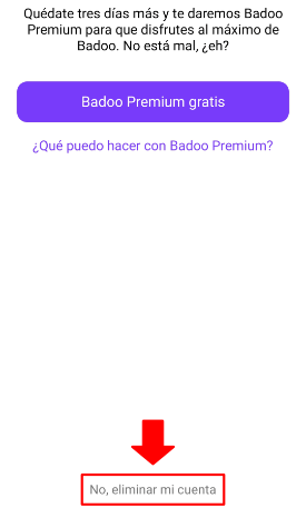 Imagen - C&oacute;mo eliminar tu cuenta de Badoo
