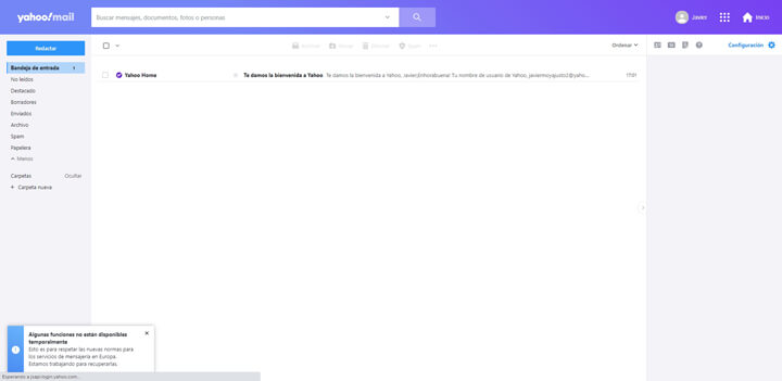 Imagen - Cómo usar el correo de Yahoo