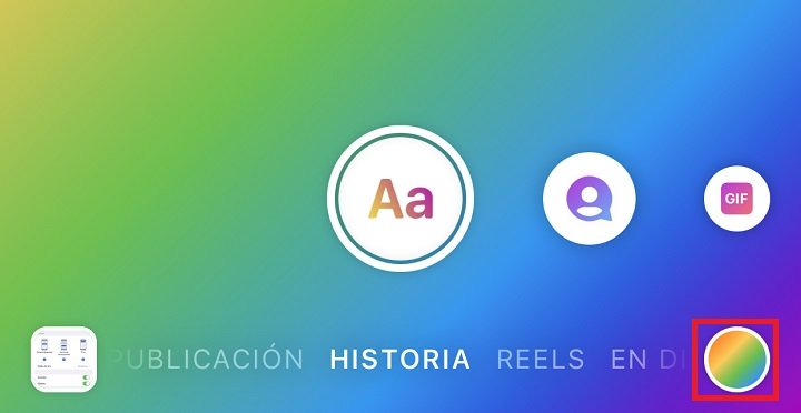 Imagen - Cómo cambiar el color de fondo de Instagram Stories
