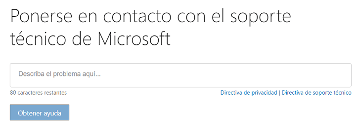 Imagen - Cómo contactar con atención al cliente de Microsoft