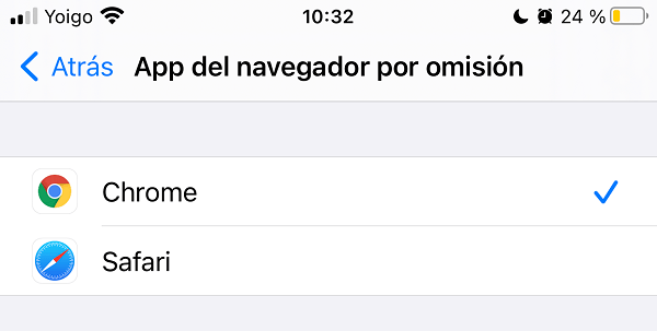 Imagen - Cómo cambiar el navegador por defecto