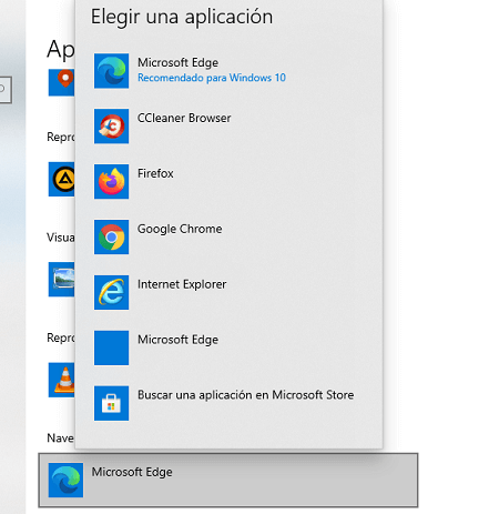 Imagen - Cómo cambiar el navegador por defecto