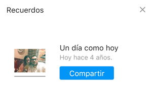 Imagen - Cómo ver recuerdos en Instagram
