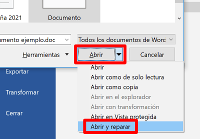 Imagen - Cómo reparar archivos .doc corruptos