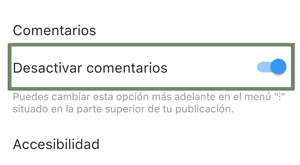 Imagen - Cómo publicar sin permitir comentarios en Instagram