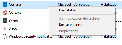 Imagen - Desactivar Cortana en Windows 10