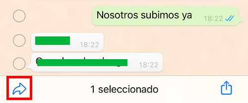 Imagen - Cómo reenviar mensajes en WhatsApp