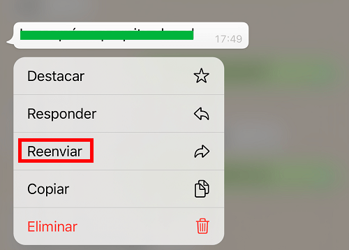 Imagen - Cómo reenviar mensajes en WhatsApp