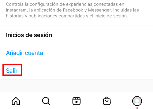 Imagen - Cómo cerrar sesión en Instagram