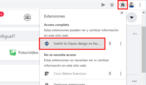 Imagen - Cómo volver al antiguo diseño de Facebook