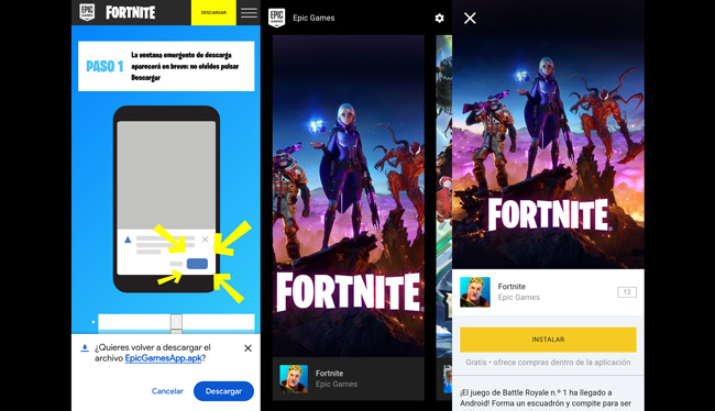 Imagen - Cómo descargar Fortnite en Android si no es compatible