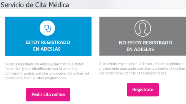 Imagen - Cómo sacar cita online en Adeslas