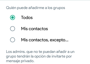 Imagen - Cómo evitar que te añadan a grupos en WhatsApp