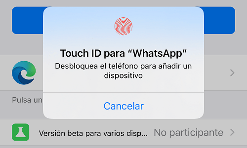 Imagen - Cómo vincular WhatsApp Web en el iPhone