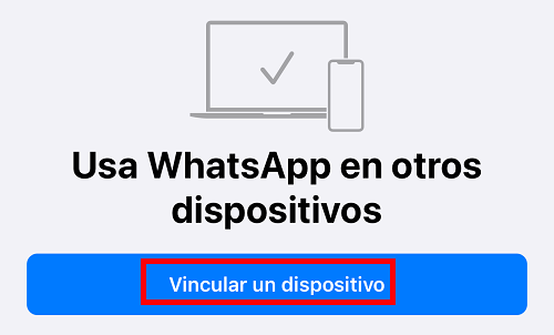 Imagen - Cómo vincular WhatsApp Web en el iPhone
