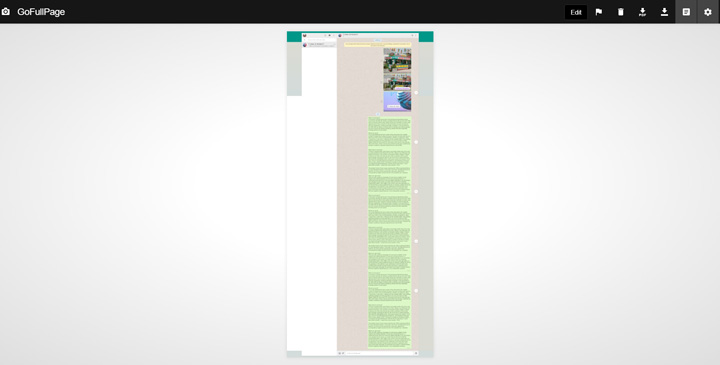 Imagen - Cómo hacer capturas de pantalla completa en WhatsApp Web