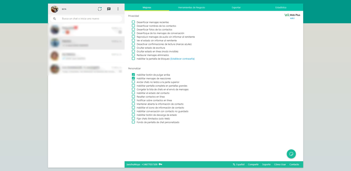 Imagen - Truco: cómo activar las reacciones en WhatsApp Web
