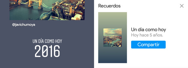 Imagen - Cómo ver el &quot;Un día como hoy&quot; en Instagram