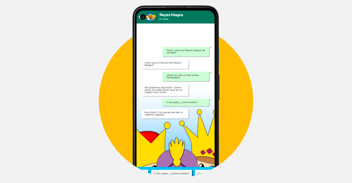 Imagen - C&oacute;mo hacer una videollamada o chatear con los Reyes Magos