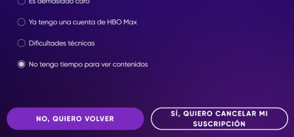 Imagen - Cómo darse de baja en HBO Max