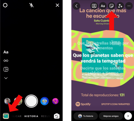 Imagen - Cómo compartir tu Spotify Wrapped 2021 en Instagram Stories