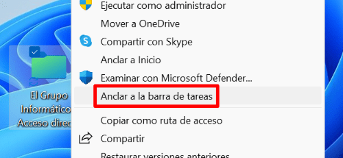Imagen - Cómo fijar programas en la barra de tareas de Windows 11