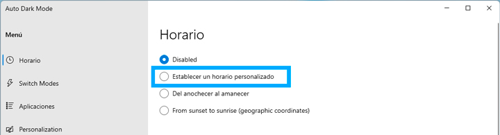 Imagen - Cómo activar de forma automática el modo oscuro en Windows