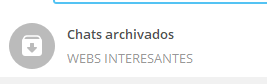 Imagen - Cómo archivar y desarchivar un chat en Telegram