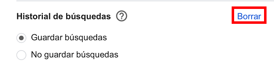 Imagen - C&oacute;mo borrar el historial de Google