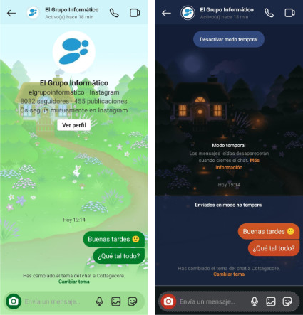 Imagen - Cómo cambiar el tema del chat en Instagram Direct