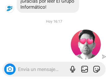 Imagen - Cómo enviar stickers de selfie en Instagram Direct