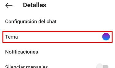 Imagen - Cómo cambiar el tema del chat en Instagram Direct
