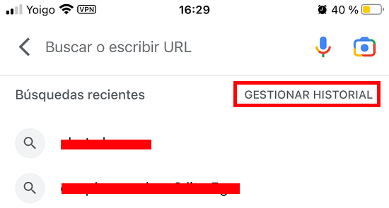 Imagen - C&oacute;mo borrar el historial de Google