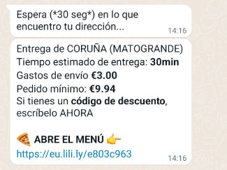 Imagen - Cómo pedir a Telepizza por WhatsApp