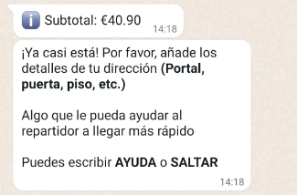 Imagen - Cómo pedir a Telepizza por WhatsApp