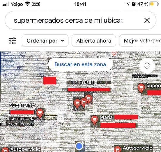 Imagen - Cómo saber qué supermercado está cerca de mi