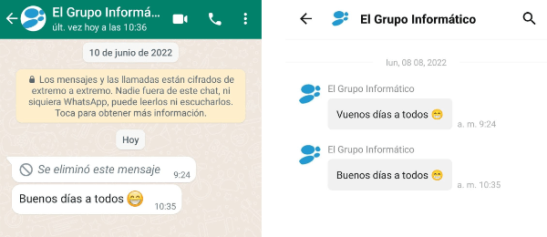 Imagen - Cómo saber qué mensaje eliminaron en WhatsApp
