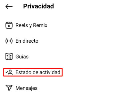 Imagen - Cómo desactivar la última conexión en Instagram