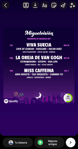 Imagen - Cómo crear tu festival de música Instafest para Instagram