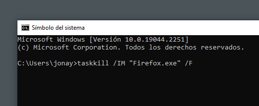 Imagen - Cómo errar procesos con un archivo bat o desde cmd en Windows