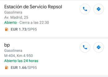 Imagen - Cómo encontrar la gasolinera más cercana con Google Maps