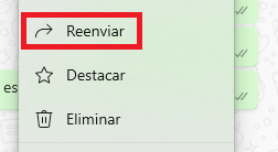 Imagen - Cómo reenviar mensajes en WhatsApp