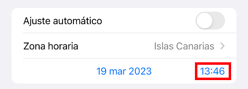 Imagen - Cómo cambiar la hora en iOS