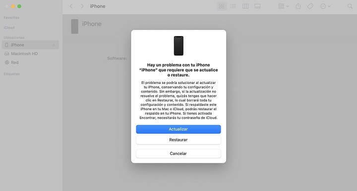 Imagen - Solución: &quot;iPhone está desactivado conectarse a iTunes&quot;