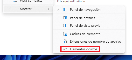 Imagen - C&oacute;mo ver archivos ocultos en Windows 11