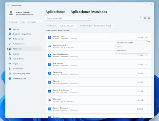 Imagen - Cómo desinstalar aplicaciones en Windows 11